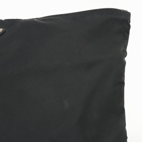 Prada Nero Tessuto Nylon Logo Clutch - Picture 5 of 9